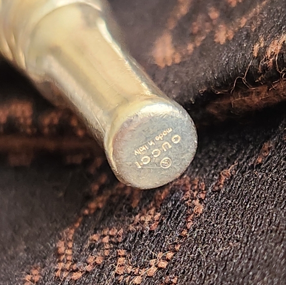 GUCCI Bamboo Cross Silver 925 Pendant Necklace - Picture 7 of 7